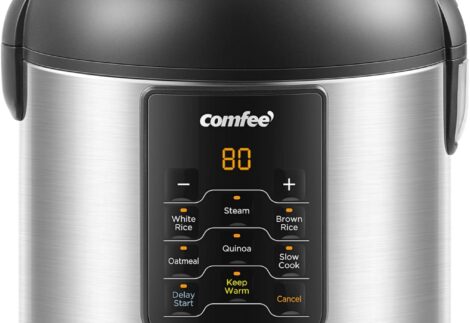 Arrocera 6 en 1 de acero inoxidable